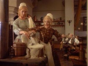 Beauty and the Beast Anjelica Huston and Nancy Lenehan potatoes