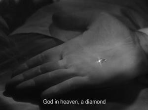 La belle et la bete Beauty's diamond teardrop